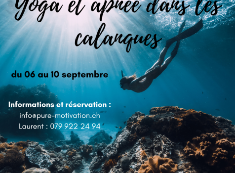 Yoga and Freediving in Calanques