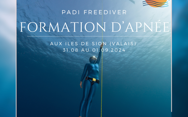 Freediver course in Valais